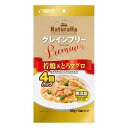 【商品説明】良質な若鶏正肉を丁寧に調理した上で、濃厚な甘味あふれるとろマグロとヘルシーな緑黄色野菜をトッピングしたグレインフリー(穀物不使用)の総合栄養食です。素材の旨みがつまったとろみタイプなので、主食として、またはドライフード等と混ぜてお与えください。おいしく無添加※、低アレルギーなグレインフリーフードです。※酸化防止剤、発色剤、着色料、穀物(小麦、トウモロコシ、大豆、米、大麦)不使用【商品詳細】・原材料肉類(チキン等)、魚介類(まぐろ等［トロ部位含む］)、野菜類(エンドウマメ、かぼちゃ、にんじん等)、でん粉類、増粘安定剤(グアーガム)、ビタミン類(A、B1、B2、B6、B12、D、E、ビオチン、パントテン酸カルシウム、葉酸、ニコチンアミド)、ミネラル類(Fe、Zn、Cu、Mn、I、Se)・賞味期限別途パッケージに記載・保存方法高温・多湿・日光をさけて保存し、開封後は要冷蔵にてお早めにお与えください。・メーカー名マルカンサンライズ・原産国または製造地タイ【送料について】北海道、沖縄、離島は送料を頂きます。