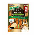 【商品説明】商品説明国産鶏ササミの旨みをギュギュッと詰め込んだ、ぷりぷりジューシーなソーセージです。・鶏肉の中で最も低脂肪のササミを使用。・食欲をそそるバジル、健康に配慮したにんじん、ほうれん草入り。・手を汚さず、するんっ！と取り出しやすいフィルム個包装。・手でちぎって少しずつ与えやすい。・着色料、発色剤 無添加・原材料(成分)鶏肉(胸肉、ササミ、チキンエキス)、コーンスターチ、調味料、野菜類(にんじん、ほうれん草)、バジル、増粘多糖類、ビタミンE・賞味／使用期限(未開封)※仕入れ元の規定により半年以上期限の残った商品のみ出荷致します24ヶ月・原産国または製造地日本・保存方法別途パッケージに記載・メーカー名ドギーマンハヤシ 株式会社【送料について】北海道、沖縄、離島は送料を頂きます。