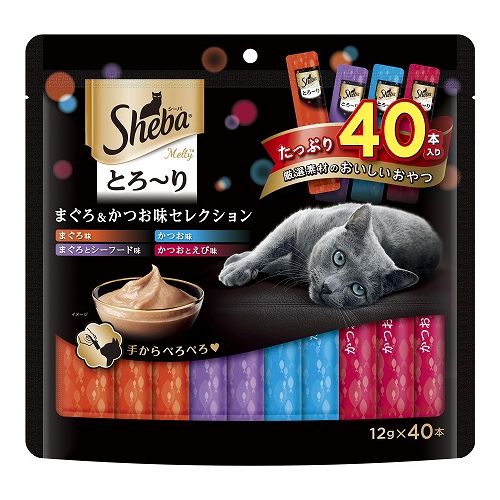 【取り寄せ品のご注意事項（ご注文前にご確認ください）】・本商品は原則注文後のキャンセルはお受けできません。・本商品と他商品で同梱注文をいただき、仮に他商品が完売等でご用意できない場合でも本商品は発送させていただきます。・本商品を複数（2点以上）注文いただき、完売等で注文数のご用意できない場合でもご用意できた数量は発送させていただきます。【商品説明】商品説明猫ちゃんが手からでも舐めやすい、贅沢なおいしさの“とろ〜り”おやつ。人気の4種をたっぷり入れたセレクションの大容量タイプ。・原材料(成分)鶏肉、魚類(かつお、まぐろエキス等)、小海老、増粘安定剤(加工でん粉)、調味料(アミノ酸等)、増粘多糖類、EDTA-Na、発色剤(亜硝酸Na)・賞味／使用期限(未開封)※仕入れ元の規定により半年以上期限の残った商品のみ出荷致します24ヶ月・原産国または製造地タイ・保存方法別途パッケージに記載・メーカー名マースジャパンリミテッド【送料について】北海道、沖縄、離島は送料を頂きます。