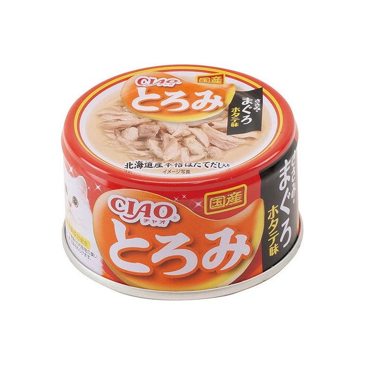【取り寄せ品のご注意事項（ご注文前にご確認ください）】・本商品は原則注文後のキャンセルはお受けできません。・本商品と他商品で同梱注文をいただき、仮に他商品が完売等でご用意できない場合でも本商品は発送させていただきます。・本商品を複数（2点以上）注文いただき、完売等で注文数のご用意できない場合でもご用意できた数量は発送させていただきます。【商品説明】「だし」を効かせた本格仕立て！・「だし」を効かせたとろみスープと素材のおいしい組み合わせ。とりささみ・まぐろベースを本格ほたてだしで仕上げました。・緑茶消臭成分配合で腸管内の内容物の臭いを吸着し、糞・尿臭を和らげます。●原材料(成分)鶏肉(ささみ)、まぐろ、ほたてエキス、糖類(オリゴ糖等)、植物性油脂、増粘剤(加工でん粉)、ミネラル類、調味料(アミノ酸等)、増粘多糖類、ビタミンE、紅麹色素、緑茶エキス、カロテノイド色素●賞味／使用期限(未開封)36ヶ月※仕入れ元の規定により半年以上期限の残った商品のみ出荷致します。●保存方法別途パッケージに記載●メーカー名いなばペットフード 株式会社【送料について】北海道、沖縄、離島は送料を頂きます。