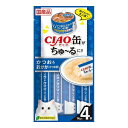 【24個セット】 CIAO缶ちゅ~る かつお&おかか(かつお節) 14g×4本 x24【送料無料】
