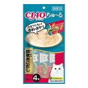 【6個セット】 CIAO ちゅ~る かつお&国産あごだし 14g×4本 x6