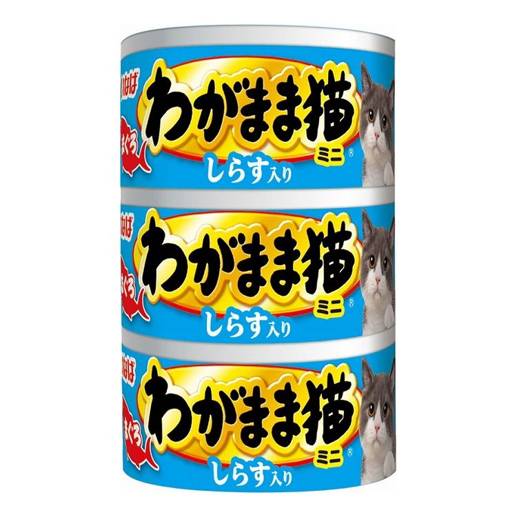 Other Wet Food - 【4個セット】 いなば わがまま猫まぐろミニ しらす入り まぐろ 60g×3缶 x4
