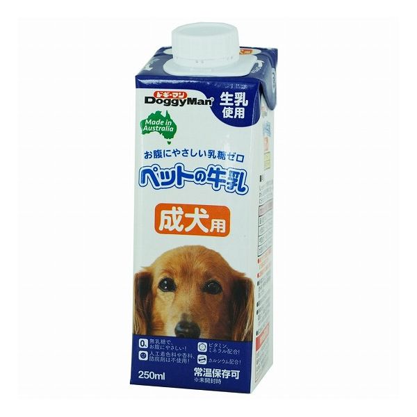 【3個セット】 ドギーマン ペットの牛乳 成犬用 250ml x3