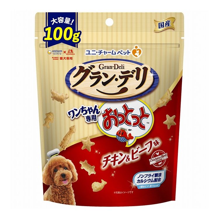 ユニチャーム グラン・デリ ワンちゃん専用おっとっと チキン&ビーフ味100g