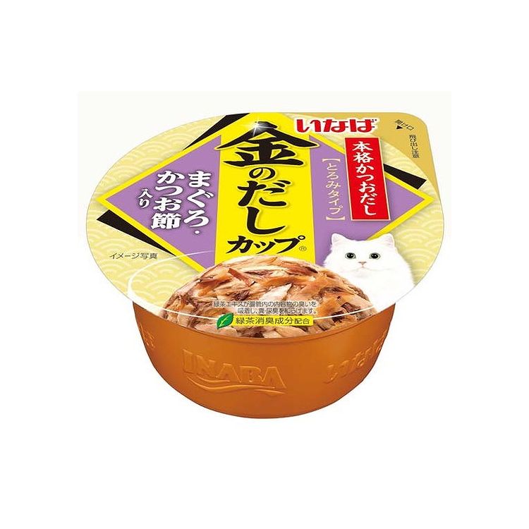 Natural - いなばペットフード 金のだしカップ まぐろ・かつお節入り 70g