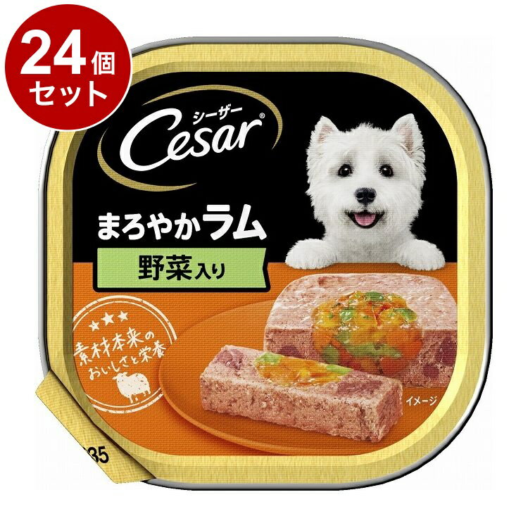 【24個セット】 シーザー まろやかラム 野菜入り 100g【送料無料】