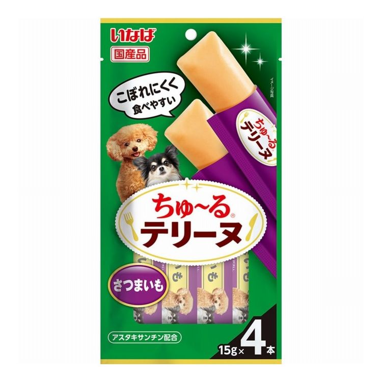 Rakuten - いなば ちゅ~るテリーヌ さつまいも15g×4本