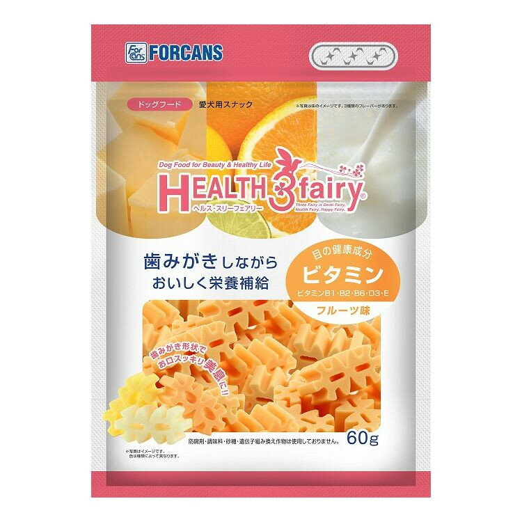 フォーキャンス ヘルス・スリーフェアリー ビタミン フルーツ味 60g
