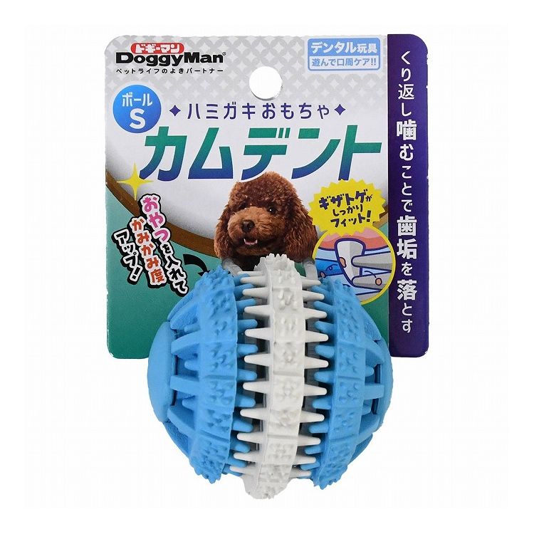 【商品説明】・噛んで遊んで楽しくデンタルケア・くり返し噛むことで歯垢を落とす。・歯垢をこすり落とす！・歯と歯ぐきをマッサージ！・ギザトゲがしっかりフィット！・おやつを入れてかみかみ度アップ！・ボール型○材質本体：合成ゴム○商品使用時サイズ直径：約6cm○原産国中国○メーカー名ドギーマンハヤシ 株式会社【取り寄せ品のご注意事項（ご注文前にご確認ください）】・本商品は原則注文後のキャンセルはお受けできません。・本商品と他商品で同梱注文をいただき、仮に他商品が完売等でご用意できない場合でも本商品は発送させていただきます。・本商品を複数（2点以上）注文いただき、完売等で注文数のご用意できない場合でもご用意できた数量は発送させていただきます。【送料について】北海道、沖縄、離島は送料を頂きます。LINKSM