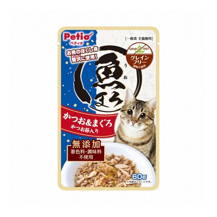 Other Wet Food - ペティオ 魚まろ かつお&まぐろ かつお節入り 60g