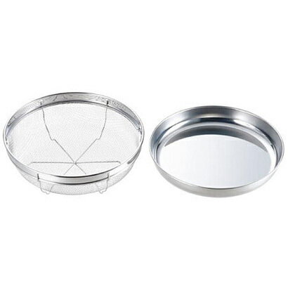 【ヨシカワ】 食道楽 盆ザル・トレーセット19cm ザル トレー(代引不可)