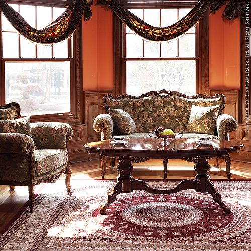 イタリア製 ヴェローナ クラシック 金華山 ソファ 二人掛け ソファー 肘付き 肘掛け付き おしゃれ 2人掛け ダイニング 花柄 高級感 アンティーク(代引不可)【送料無料】 [2]