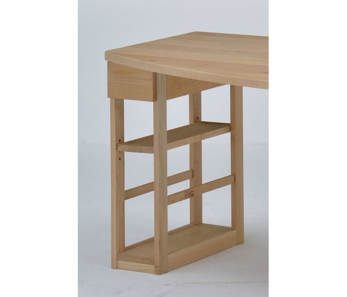 ミキモク ダイニングテーブル 楓の森 ナチュラル 150×85cm KMLT-1530R KMLB-30 KNA KML-731 KNA(代引不可)【送料無料】 [2]