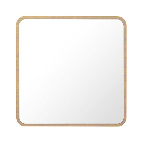 塩川光明堂 国産 ウォールミラー ハビット しかく NA ナチュラル ミラー 鏡(代引不可)【送料無料】