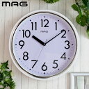 MAG掛時計 プラターフ MAG マグ 時計 掛け時計 掛時計 おしゃれ オシャレ インテリア アナログ時計 アナログ 軽くて壊れにくい 防災時計 防災 W-798 WH-Z(3)