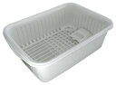 アスベル Nポゼ 水切りセット 中 W 4309 ホワイト(3)