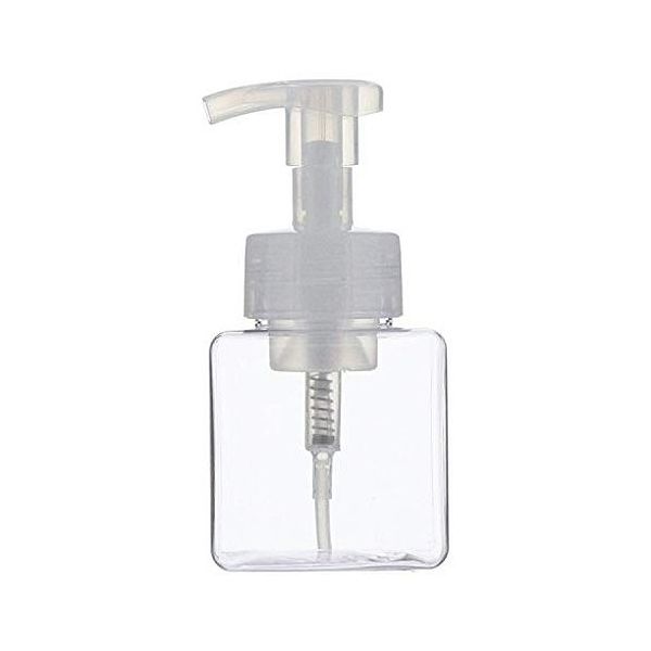 ベストコ ディスペンサー 250ml クリア ネトヨン・レ スクエア 泡 ボトル ND-4341