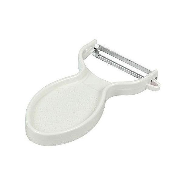 リバティーコーポレーション おろし器 & ピーラー 全長11cm ホワイト LB-84