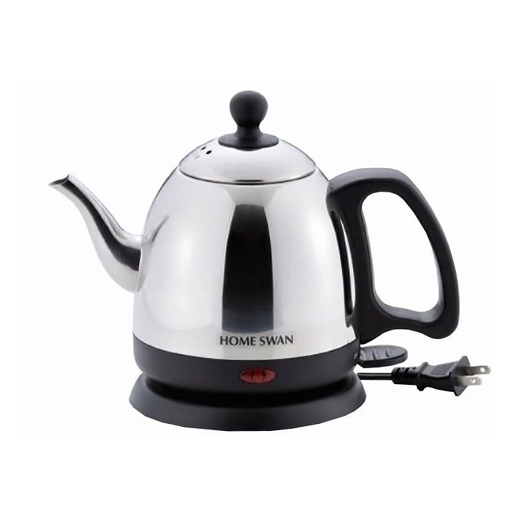 HOME SWAN ステンレス 0.8L 電気ドリップケトル SSK-08【送料無料】