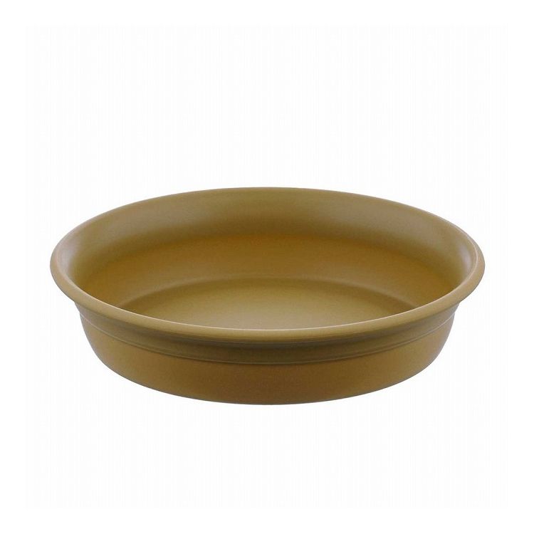 ベストコ フラワーリングポット用プレート 受け皿 5号 イエロー MA-3282