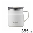ベストコ マグカップ ふた付き 保温 保冷 ステンレス 355ml ホワイト LHC4218NWHT ロック&ロック メトロ【送料無料】