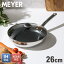 MEYER マイヤー フライパン 26cm ガラス蓋セット ステンレス ガス火 IH対応 PFOAフリー STAR CHEF 4 ス..