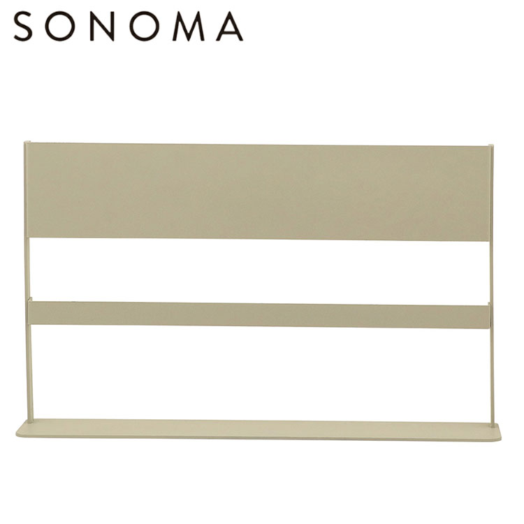 【商品説明】ソノマキッチンルーツをスッとつけられるツールスタンド。SONOMAシリーズ。キッチンツールをしまう収納から魅せる収納へ。キッチンのちょっとした隙間に収まるスリムサイズ。【商品情報】■サイズ(約)幅30×奥行6×高さ18.1cm■質量1kg■材質スチール(焼付塗装)■生産国中国【送料について】北海道、沖縄、離島は送料を頂きます。SONOMA 鍋敷き ミトンパープルブラウンブラックSONOMA キッチンツールお玉穴あきターナー調理スプーン菜箸トングキッチンツールスタンドSONOMA フライパン20cm/ガラス蓋20cm/マルチポット24cm/ガラス蓋24cm/フライパン24cm/深型フライパン24cm/仕切りつきフライパン24cm/グリルパン フライパン着脱式ハンドル24cm/フライパン+ハンドルセット5点セット7点セット