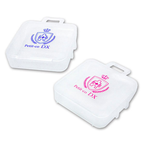 プチコDX1P ピルケース (日本製) ピンク/1000点入り(代引き不可)【送料無料】