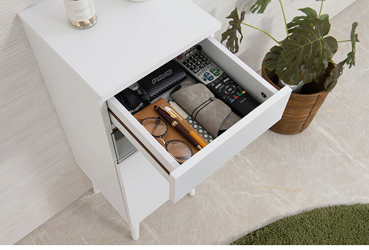 WHITE LIV 幅30 奥行30 高さ80.5 キャビネット ホワイト フレンチシャビー 電話台 ...