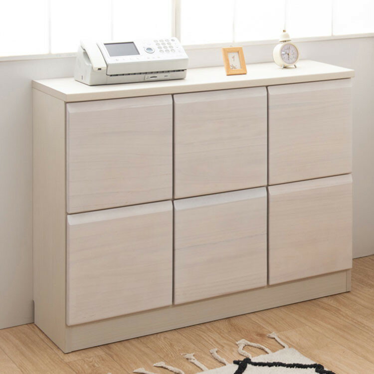 Enix スクエアキャビネット 幅107.5 扉タイプ ホワイト プッシュ式 リビング 収納 木製 棚 ラック 子供部屋 リビング収納 推し活 リビングボード 新居 一人暮らし 大容量 収納ボックス(代引不可)【送料無料】