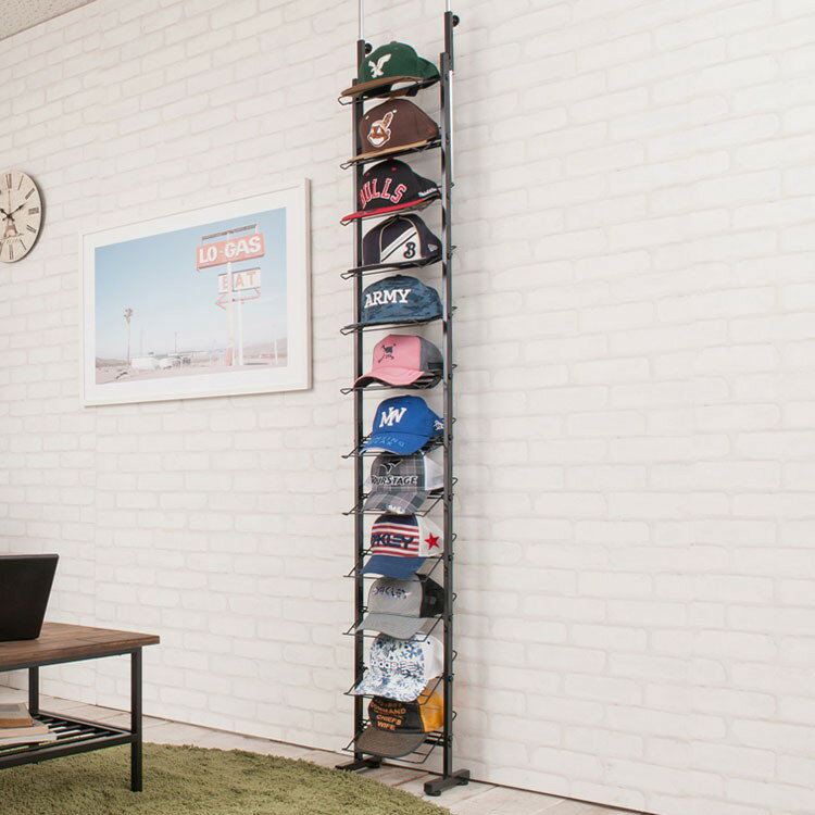 シューズラック 幅29 スリム 薄型 ブラック スチール つっぱり シューズラック 靴箱 ディスプレイラッ..