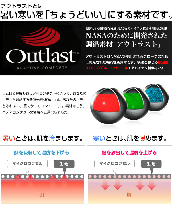 アウトラスト 国産 日本製 2点セット シングル 快眠 ひんやり クール Outlast 【送料無料】 [3]