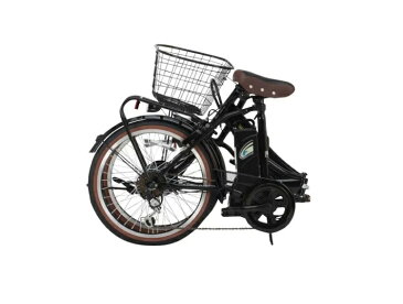 Raychell(レイチェル) 折りたたみ式電動自転車 FB-206R-EA アイボリー ブラック(代引不可)【送料無料】