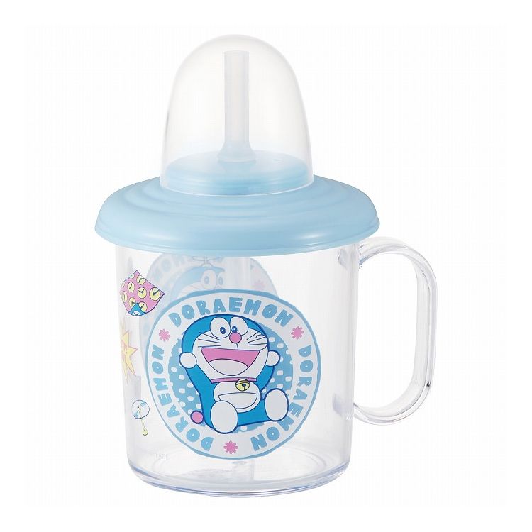 オーエスケー 日本製 ドラえもん 手付きストローカップ 210ml S-5 お弁当 ランチOSK【送料無料】