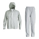 Kajimeiku カジメイク オールマインド360°レインコート 上下セット レインスーツ カッパ 雨具 3450 シルバー 5L 4L 3L LL L M ...