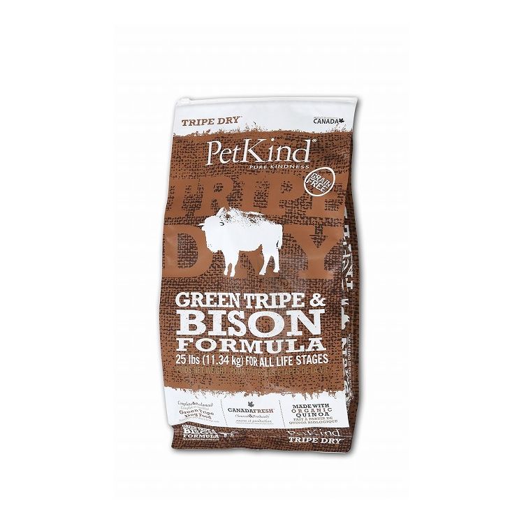 ペットカインド トライプドライ TripeDry グリーントライプ&バイソン 11.34kg【送料無料】