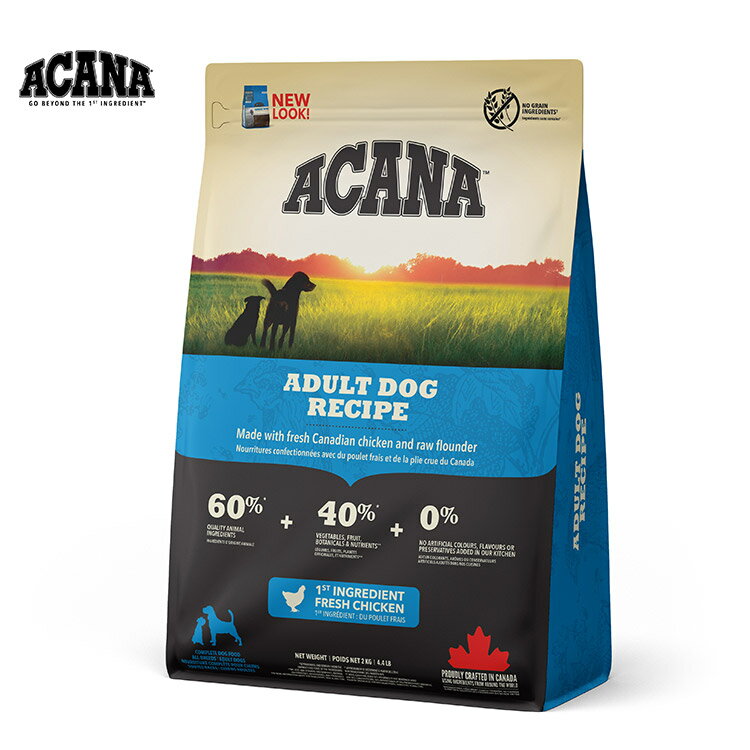 アカナ アダルトドッグレシピ 2kg ACANA 犬用 いぬ用 フード ドッグフード ペットフード【送料無料】
