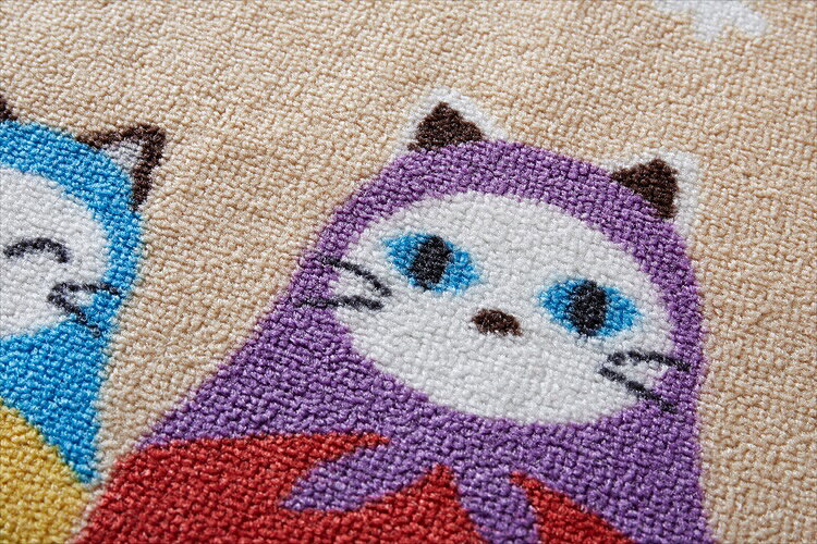 ロングトイレマット マトリョーシカ ねこ(代引不可)