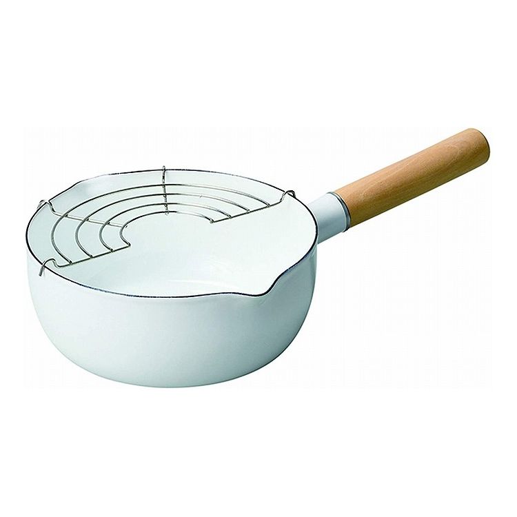 ブランキッチン ホーロー片手天ぷら鍋18cm HB-5420 パール金属 キッチン用品【送料無料】