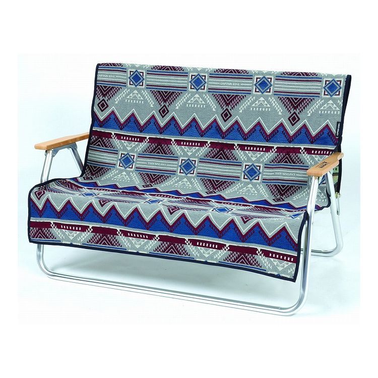 キャプテンスタッグ CSネイティブラグ ベンチ用カバー グレー UP-2665 キャンプ アウトドア レジャー【送料無料】