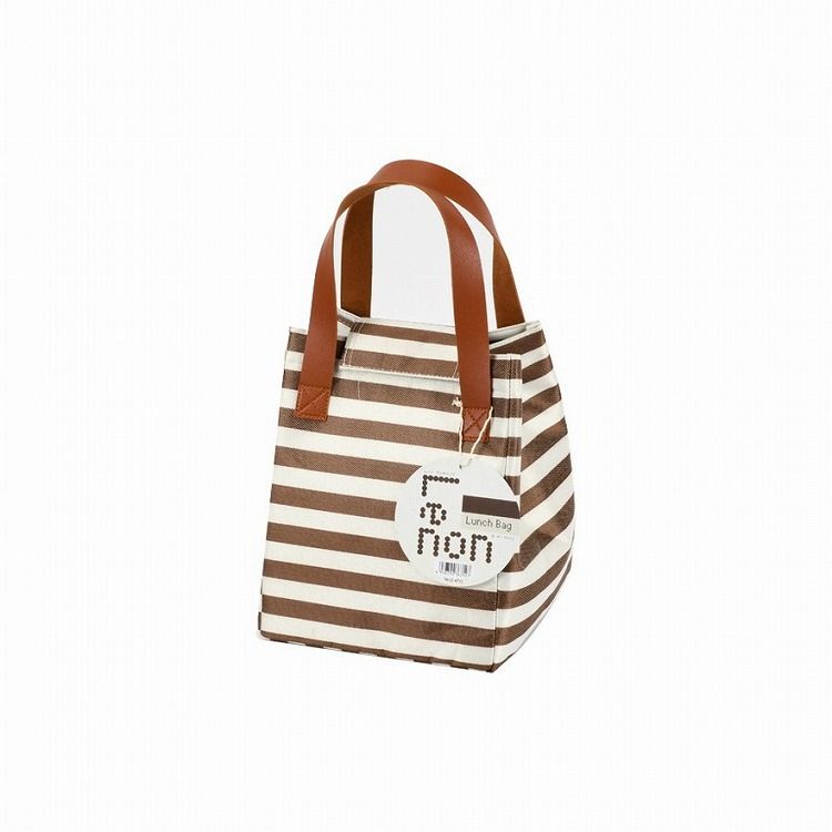 レノン ランチバッグ ボーダーブラウン パール金属 キッチン用品 食器 グラス タンブラー 行楽 調理 家..