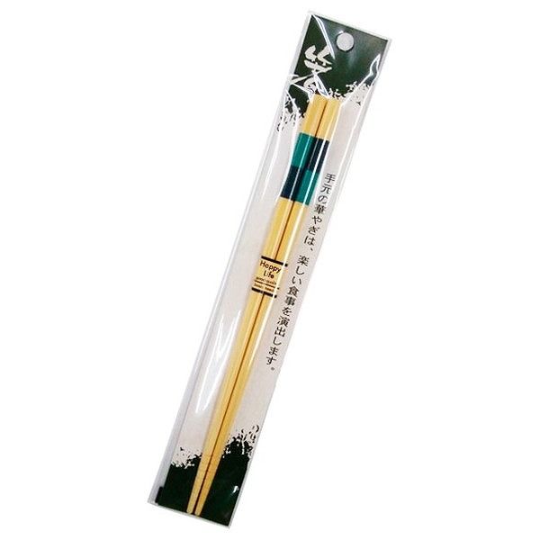 塗り箸 白竹チェッカー 22.5cm (箸) (代引不可)