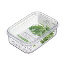 【5個セット】岩崎工業 マイクロクリア フードケース ナチュラル NN S 620ml A-073 (保存容器)(代引不可)【送料無料】(3)