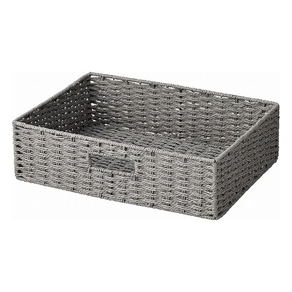 Storage Box - ペーパーバスケット ハーフ グレー CH-404GY【送料無料】