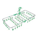 オーエ アルモア スマート 角ハンガー スーパージャンボ 50ピンチ グリーン 85393【送料無料】