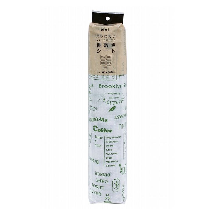 食器棚に敷いて使用。イヤな害虫やニオイ、カビから食器を守る。下からの湿気や汚れも防ぐ。クッション性があり傷つきを防ぐ。表面は汚れてもふき取りやすい素材。サイズ（約）:縦45×横360×厚さ0.1cm材質:ポリエチレン重量（約）:82g日本製耐熱温度:60度【代引きについて】こちらの商品は、代引きでの出荷は受け付けておりません。【送料について】北海道、東北、九州は送料を頂きます。沖縄、離島は配送不可。