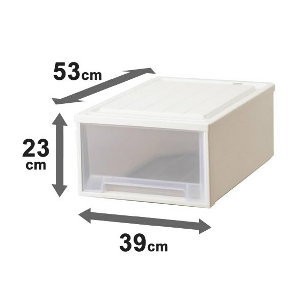 天馬 クローゼット収納 ビュートケース 幅39×奥行53×高さ23cm カプチーノ 引き出し 衣装ケース 収納ケ..