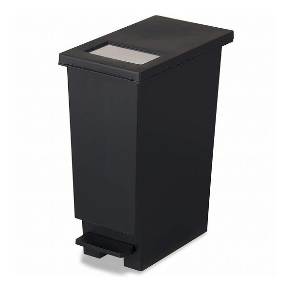 新輝合成 ユニード プッシュ&ペダル30S 30L ブラック おしゃれ 30リットル スリム キッチン ふた付き ..