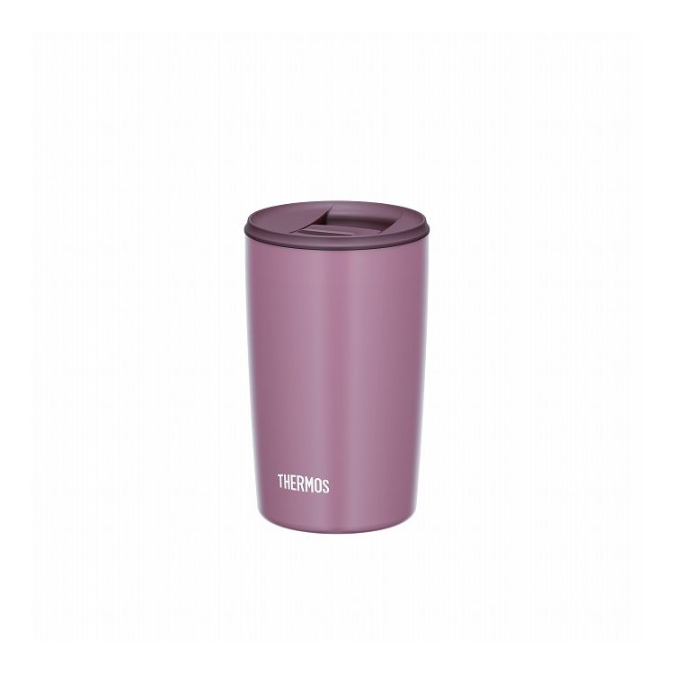 真空断熱タンブラー(フタ付き) ミルクブラウン THERMOS ふた付き カップJDP401(代引不可)【送料無料】